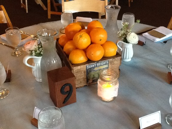 Building used to be an old citrus production warehouse, hence the orange theme--I thought this was a great touch!