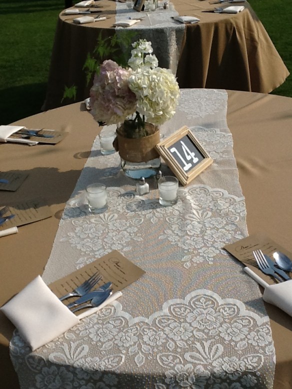 Beautiful lace settings